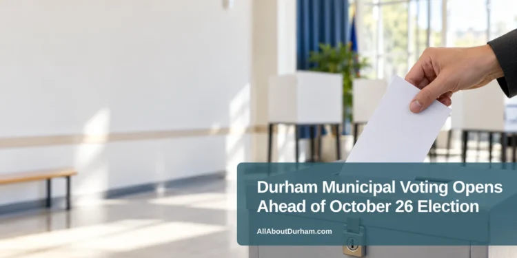 Durham Municipal Voting Opens Ahead of October 26 Election — AllAboutDurham.com featured image