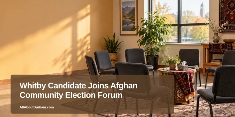 Whitby Candidate Joins Afghan Community Election Forum — AllAboutDurham.com featured image
