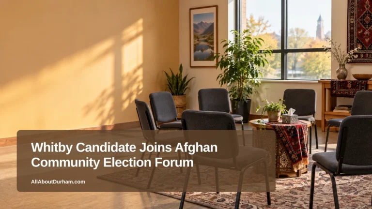 Whitby Candidate Joins Afghan Community Election Forum — AllAboutDurham.com featured image