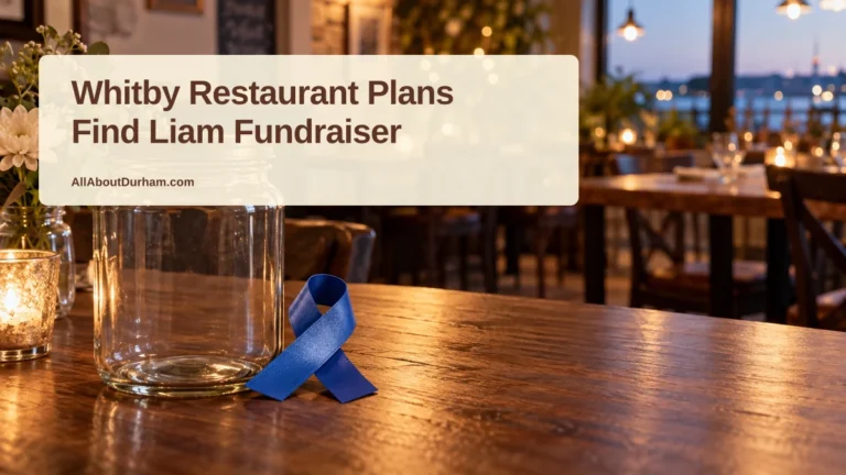 Whitby Restaurant Plans Find Liam Fundraiser — AllAboutDurham.com featured image