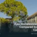 Illustrative stock photo: Modern townhouses around a courtyard. Photo by Osmany M Leyva Aldana on Unsplash. Headline: Ajax Homelessness Plans Compared by Mayoral Candidates. AllAboutDurham.com.