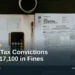 Illustrative stock photo: Tax paperwork, phone and pen on a desk. Photo by Kelly Sikkema on Unsplash. Headline: Whitby Tax Convictions Bring $17,100 in Fines. AllAboutDurham.com.