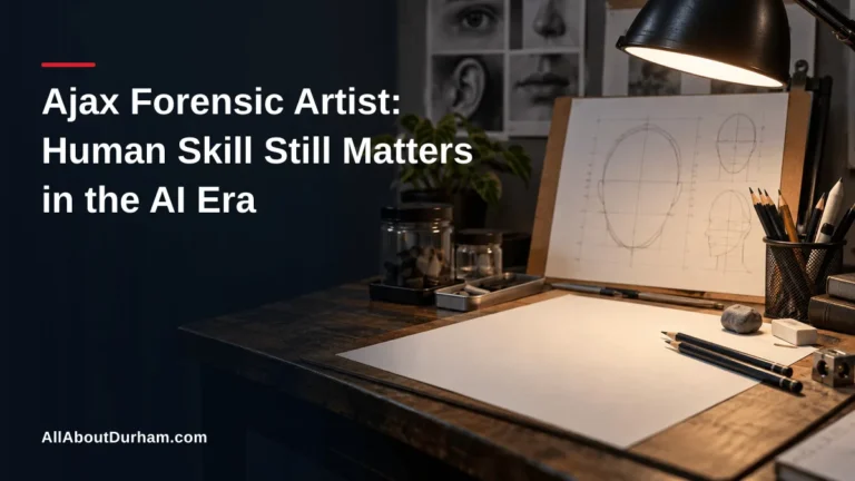 Ajax Forensic Artist Says Human Skill Still Matters in AI Era — AllAboutDurham.com featured image
