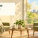Conceptual editorial illustration of two empty chairs, cups and a plant in a sunlit community room, symbolizing support and connection; no patient is depicted.