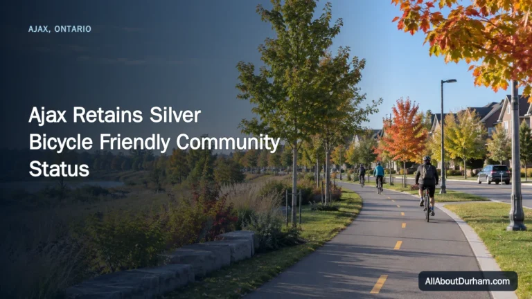 Ajax Retains Silver Bicycle Friendly Community Status — AllAboutDurham.com featured image