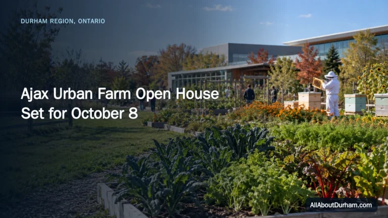 Ajax Urban Farm Open House Set for October 8 — AllAboutDurham.com featured image