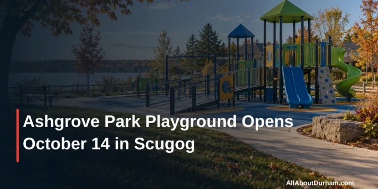 Ashgrove Park Playground Opens October 14 in Scugog — AllAboutDurham.com featured image