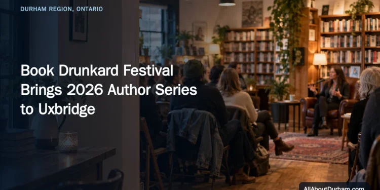 Book Drunkard Festival Brings 2026 Author Series to Uxbridge — AllAboutDurham.com featured image