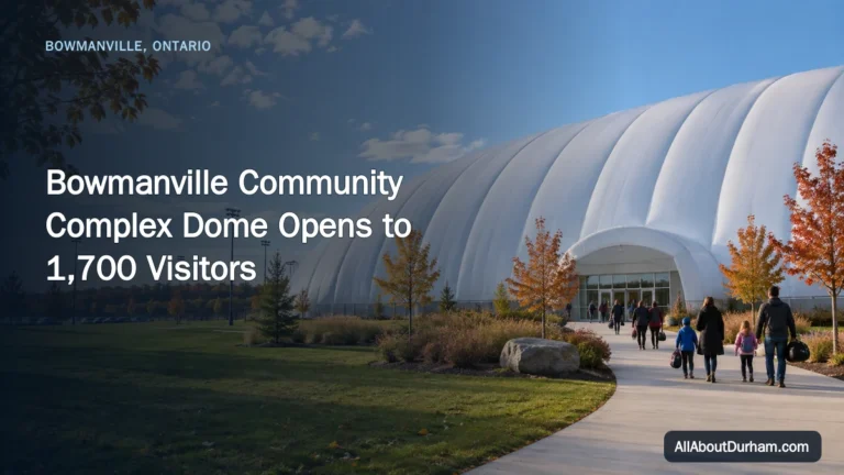 Bowmanville Community Complex Dome Opens to 1,700 Visitors — AllAboutDurham.com featured image