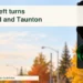 Editorial illustration: a generic signal with a green left arrow, not the actual Pickering installation.