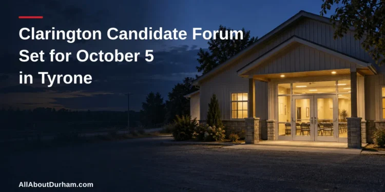 Clarington Candidate Forum Set for October 5 in Tyrone — AllAboutDurham.com featured image