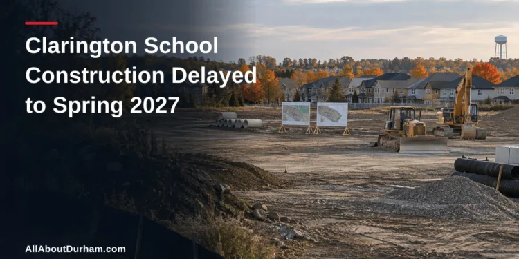 Clarington School Construction Delayed to Spring 2027 — AllAboutDurham.com featured image