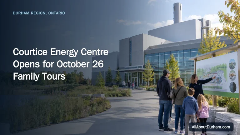 Courtice Energy Centre Opens for October 26 Family Tours — AllAboutDurham.com featured image