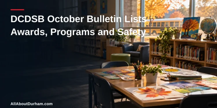 DCDSB October Bulletin Lists Awards, Programs and Safety — AllAboutDurham.com featured image