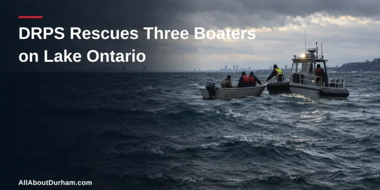 DRPS Rescues Three Boaters on Lake Ontario — AllAboutDurham.com featured image