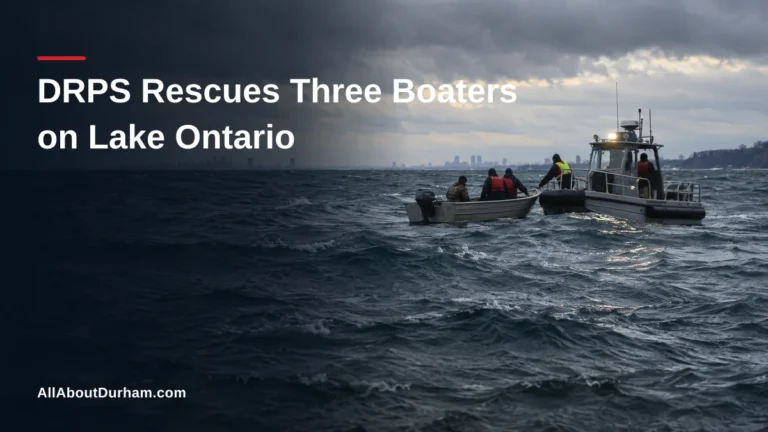 DRPS Rescues Three Boaters on Lake Ontario — AllAboutDurham.com featured image