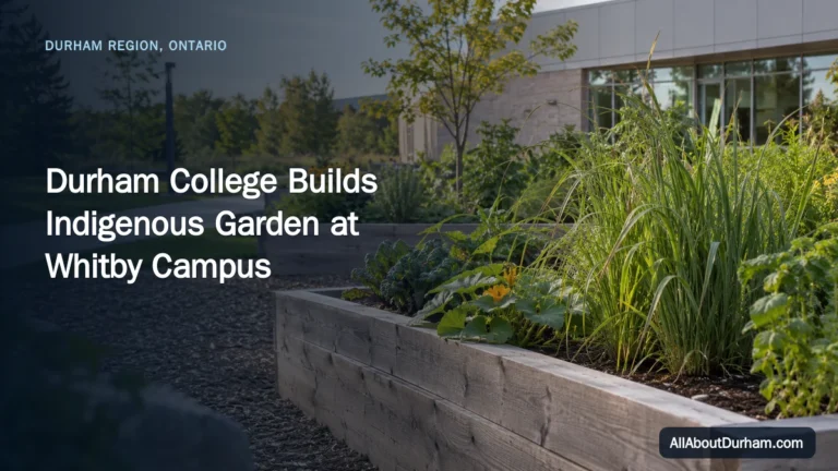 Durham College Builds Indigenous Garden at Whitby Campus — AllAboutDurham.com featured image