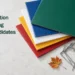 Conceptual editorial illustration of blank corrugated plastic signs with their wooden stakes and wire supports removed for recycling.