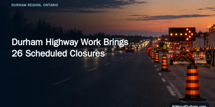 Durham Highway Work Brings 26 Scheduled Closures — AllAboutDurham.com featured image