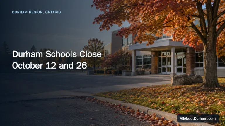 Durham Schools Close October 12 and 26 — AllAboutDurham.com featured image