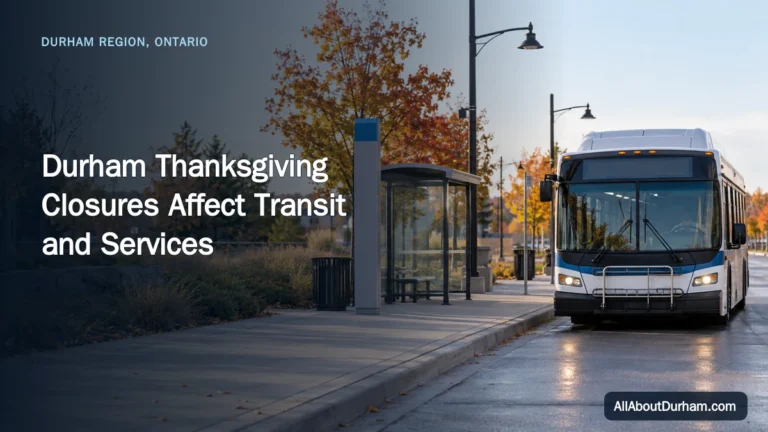 Durham Thanksgiving Closures Affect Transit and Services — AllAboutDurham.com featured image