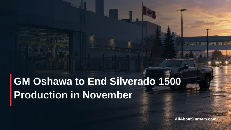 GM Oshawa to End Silverado 1500 Production in November — AllAboutDurham.com featured image