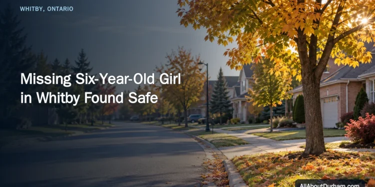 Missing Six-Year-Old Girl in Whitby Found Safe Missing Six-Year-Old Girl in Whitby Found Safe — AllAboutDurham.com featured image