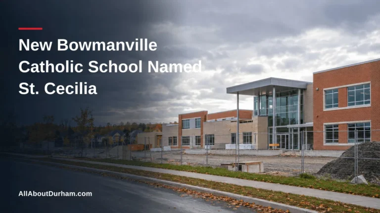 New Bowmanville Catholic School Named St. Cecilia — AllAboutDurham.com featured image