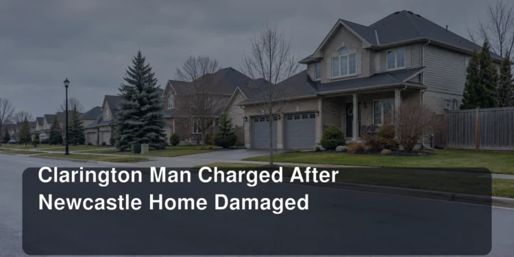 Clarington Man Charged After Newcastle Home Damaged