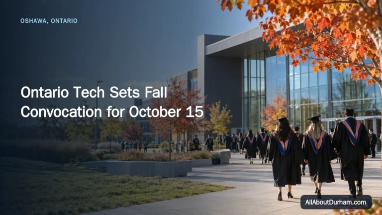 Ontario Tech Sets Fall Convocation for October 15 — AllAboutDurham.com featured image