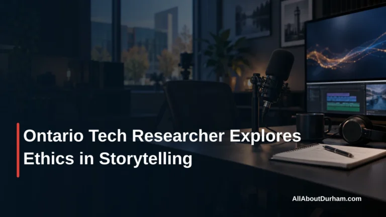 Ontario Tech Researcher Explores Ethics in Storytelling — AllAboutDurham.com featured image