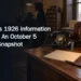 Oshawa’s 1926 Information Network: An October 5 Archive Snapshot Oshawa’s 1926 Information Network: An October 5 Archive Snapshot — AllAboutDurham.com featured image