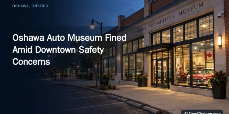 Oshawa Auto Museum Fined Amid Downtown Safety Concerns — AllAboutDurham.com featured image
