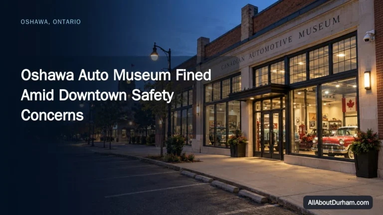 Oshawa Auto Museum Fined Amid Downtown Safety Concerns — AllAboutDurham.com featured image