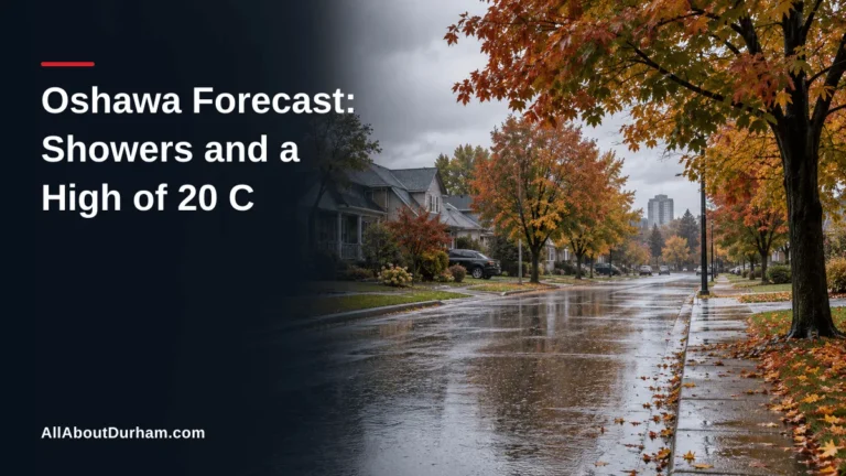 Oshawa Forecast Calls for Showers and High of 20 C — AllAboutDurham.com featured image