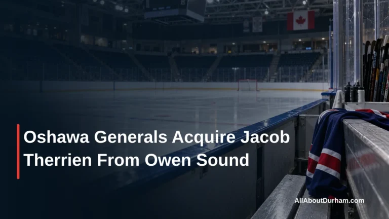 Oshawa Generals Acquire Jacob Therrien From Owen Sound — AllAboutDurham.com featured image