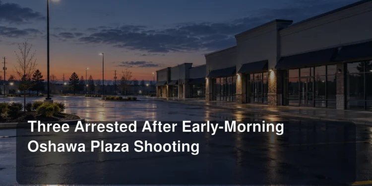 Three Arrested After Early-Morning Oshawa Plaza Shooting