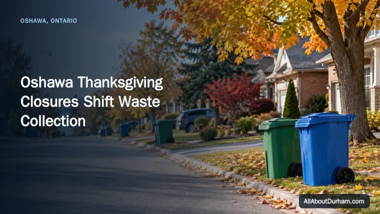Oshawa Thanksgiving Closures Shift Waste Collection — AllAboutDurham.com featured image