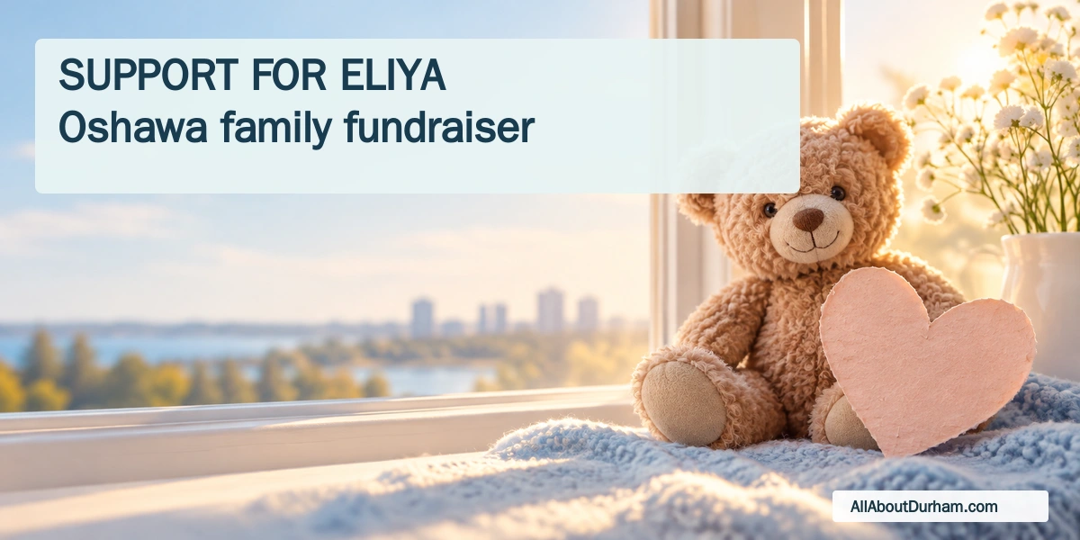 Original editorial illustration of a teddy bear and paper heart by a bright window, symbolizing family support; not a photograph of the child.