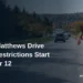 Peter Matthews Drive Lane Restrictions Start October 12 — AllAboutDurham.com featured image
