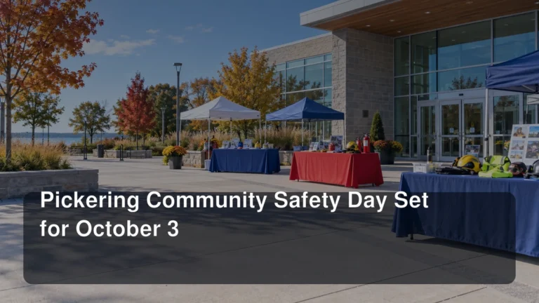 Pickering Community Safety Day Set for October 3 Pickering Community Safety Day Set for October 3