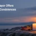 Conceptual editorial illustration of a candle and maple leaves at dusk, with a headline about Pickering mayoral condolences; not an incident photograph.