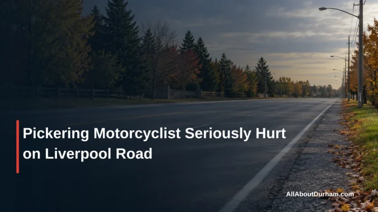 Pickering Motorcyclist Seriously Hurt on Liverpool Road — AllAboutDurham.com featured image