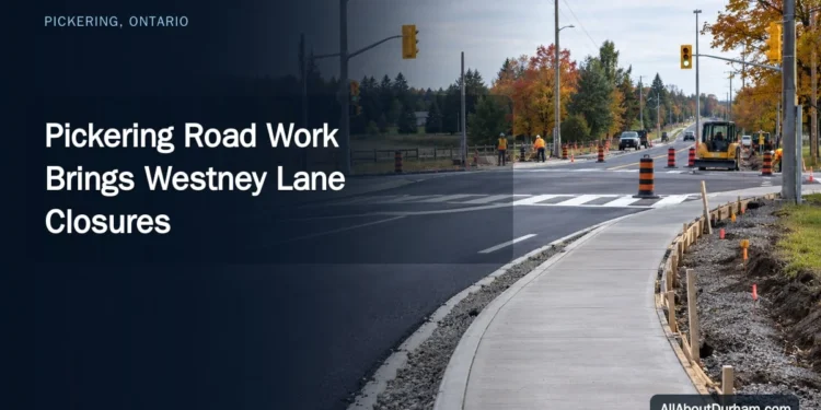 Pickering Road Work Brings Westney Lane Closures — AllAboutDurham.com featured image