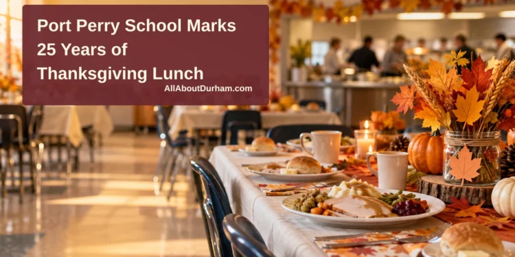 Port Perry School Marks 25 Years of Thanksgiving Lunch — AllAboutDurham.com featured image