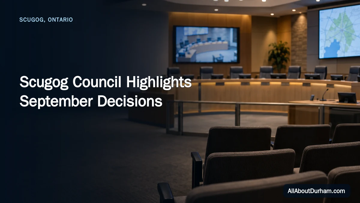 Scugog Council Highlights September Decisions — AllAboutDurham.com featured image