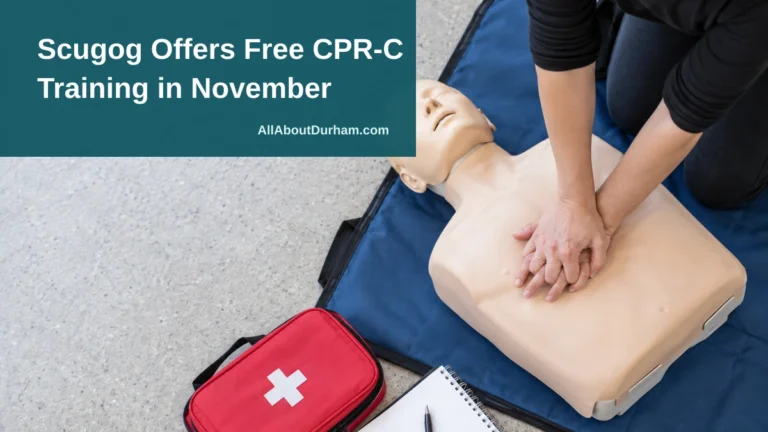 Scugog Offers Free CPR-C Training in November — AllAboutDurham.com featured image