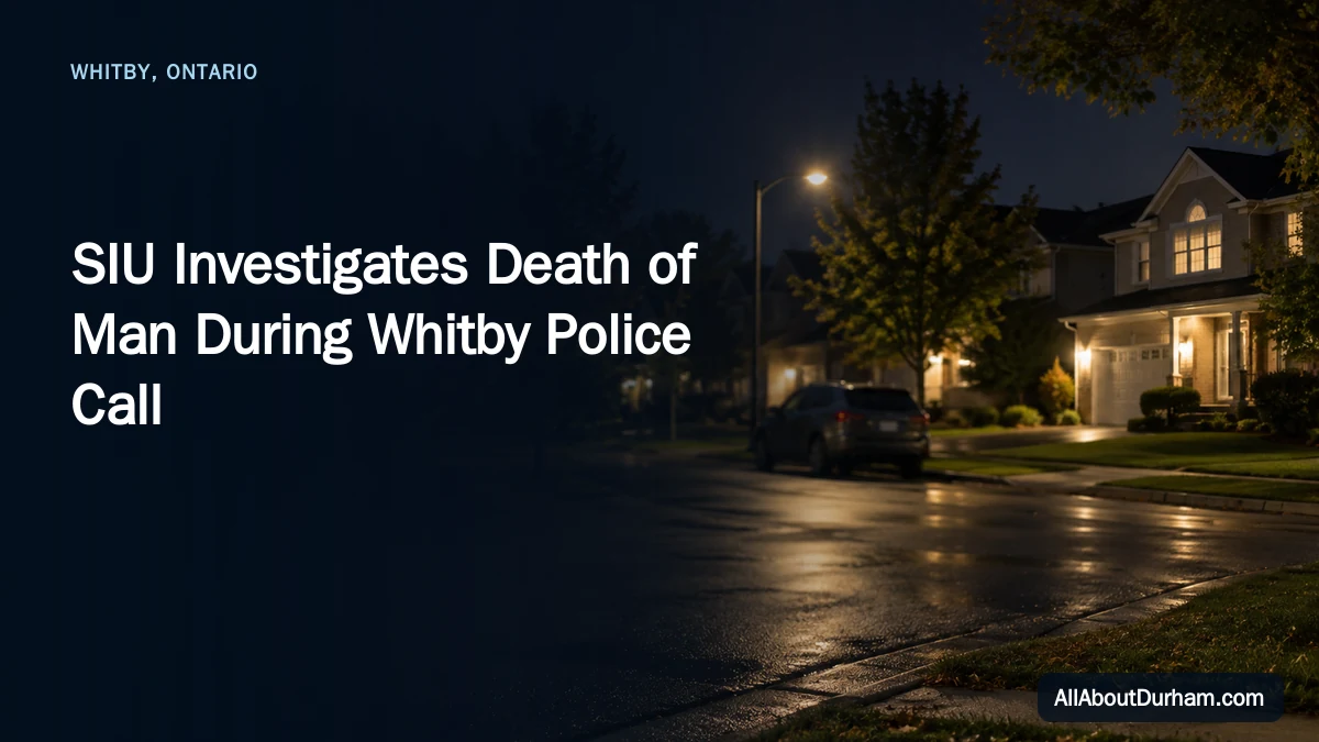 SIU Investigates Death of Man During Whitby Police Call — AllAboutDurham.com featured image
