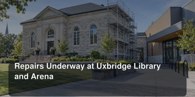 Repairs Underway at Uxbridge Library and Arena