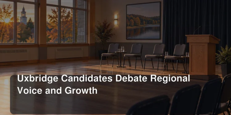 Uxbridge Candidates Debate Regional Voice and Growth